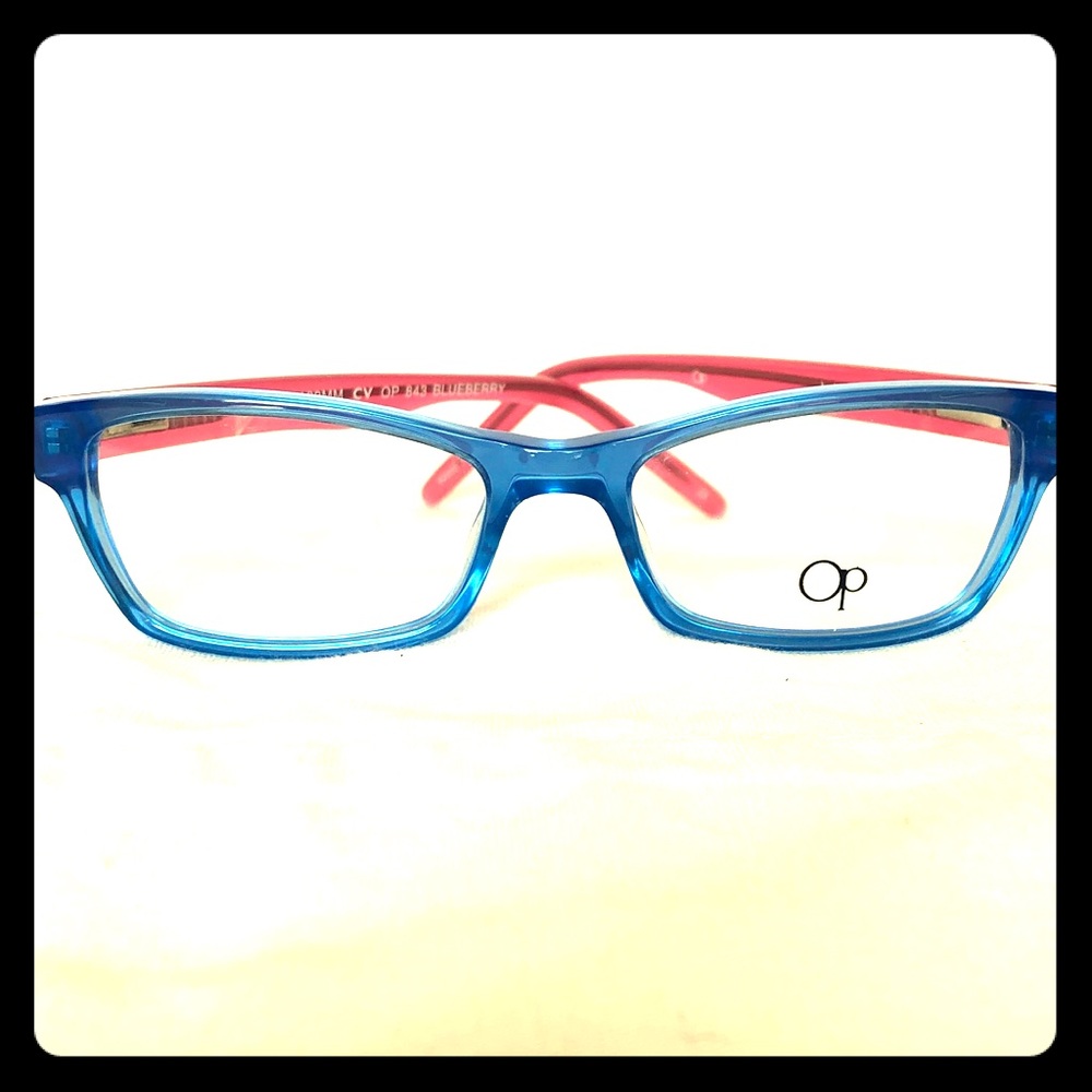 OP Blueberry Pink Full Rim Eyeglass Frames OP843